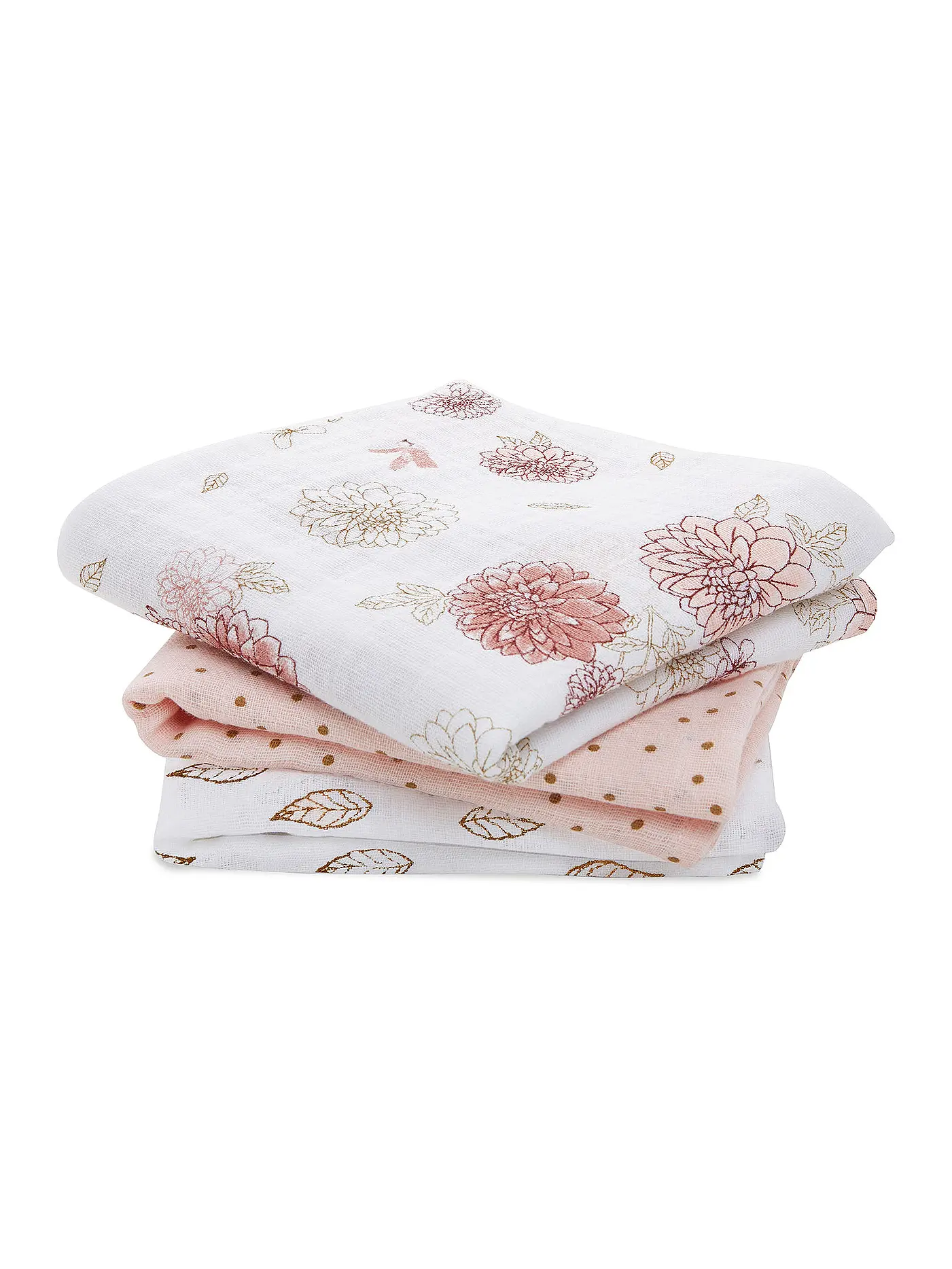 ADEN + ANAIS | Mulltuch 3er Pkg Musy Rising Star | weiss